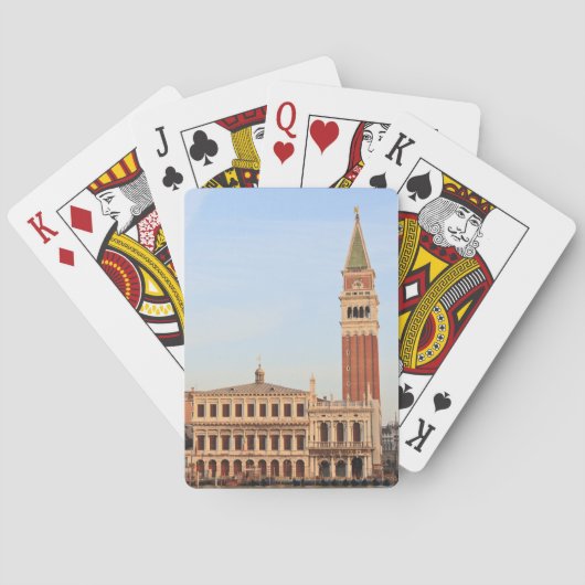 Bell Tower, Piazza San Marco, Venice Spielkarten (Rückseite)