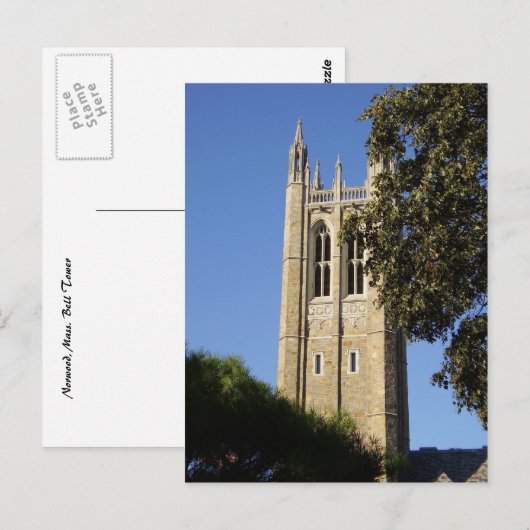 Bell Tower Postcard Postkarte (Vorne/Hinten)