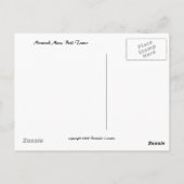 Bell Tower Postcard Postkarte (Rückseite)