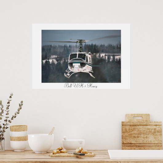 Bell UH-1 Huey Poster (Küche)