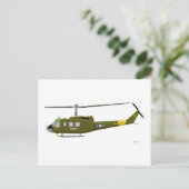 Bell UH-1D Iroquois Postkarte (Stehend Vorderseite)