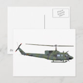 Bell UH-1N 455455 Postkarte (Vorne/Hinten)