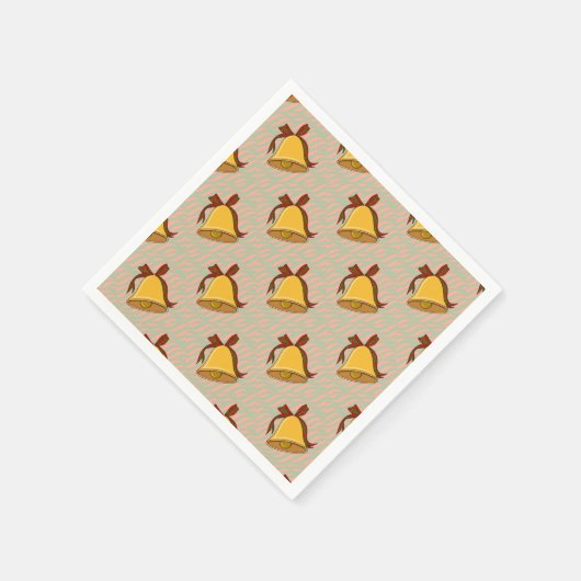 Bell und Bow Serviette (Ecke)