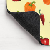Bell und Mini Pepper Mousepad (Ecke)