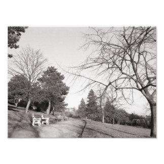 Bell Vue Park, Newport, Mon (Dezember 1977) Fotodruck