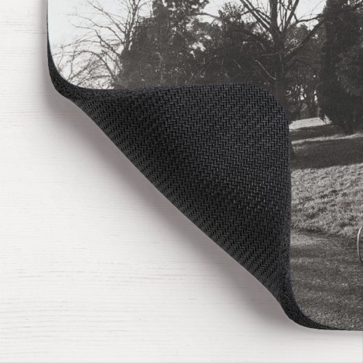 Bell Vue Park, Newport, Mon (Dezember 1977) Mousepad (Ecke)