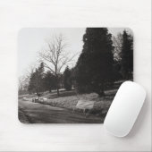 Bell Vue Park, Newport, Mon (Dezember 1977) Mousepad (Mit Mouse)