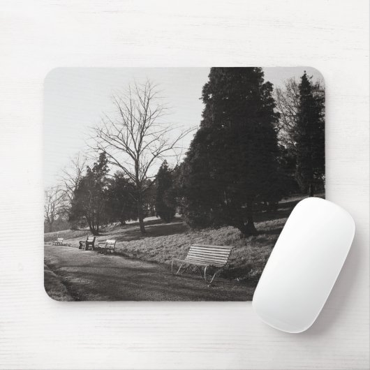 Bell Vue Park, Newport, Mon (Dezember 1977) Mousepad (Mit Mouse)