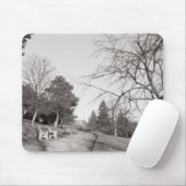 Bell Vue Park, Newport, Mon (Dezember 1977) Mousepad (Mit Mouse)