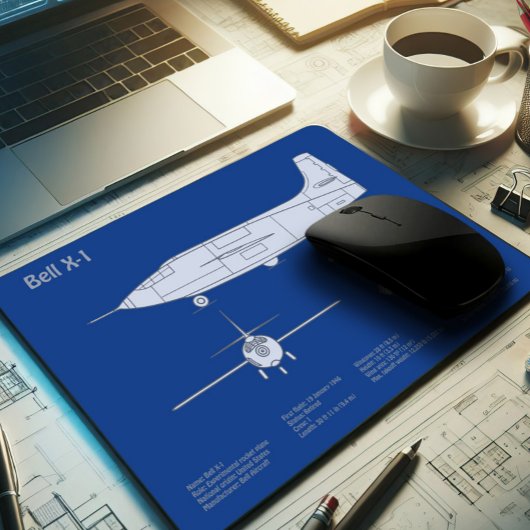 Bell X-1 - Flugzeugkonzepte ABD Mousepad