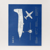 Bell X-1 - Flugzeugkonzepte ABD Puzzle (Vertikal)