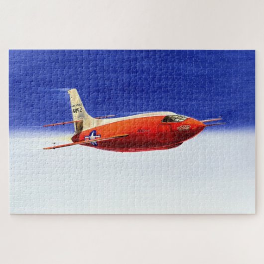 Bell X-1 "Glamour Glennis" - Supersonic Aircraft Puzzle (Horizontal)
