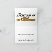 Bella als Pilot der 40er Jahre Karte (Innenseite)