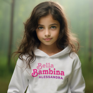 Bella Bambina Niedliche Girls Kinder Design Hoodie