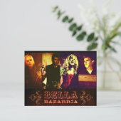 BELLA -Band Postcard... Postkarte (Stehend Vorderseite)
