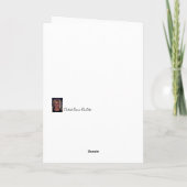 "Bella"-Blank-Whimsical-Grußkarte Dankeskarte (Rückseite)