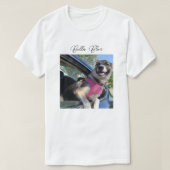 Bella Bleu oder Custom Foto T-Shirt (Design vorne)