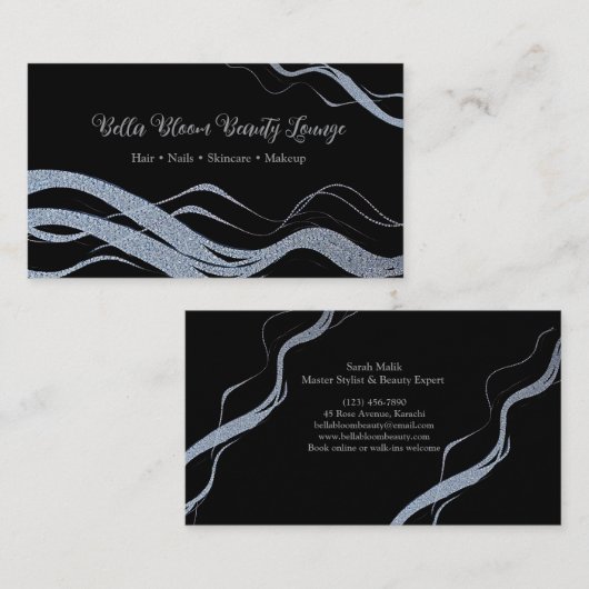 Bella Bloom Chic Card Visitenkarte (Vorne/Hinten)