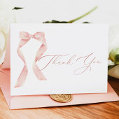 BELLA Blush Bow Sie bindet den Knoten an Danke