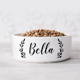Bella Botanical Monogram Dog Napf
