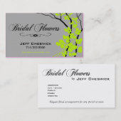 Bella BrautBlumengesteckespecial-Dank Visitenkarte (Vorne/Hinten)