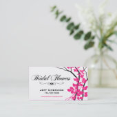 Bella BrautBlumengesteckespecial-Dank Visitenkarte (Stehend Vorderseite)