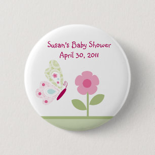 Bella Butterfly Blume Button/Buttone Button