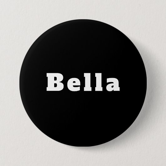 Bella Button – Hochwertiger Ansteckbutton (Vorderseite)
