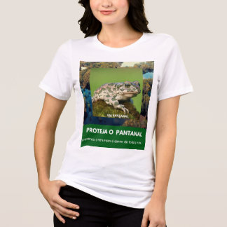  Bella+Canvas Camiseta Tri-blend feminina Via Pant Shirt