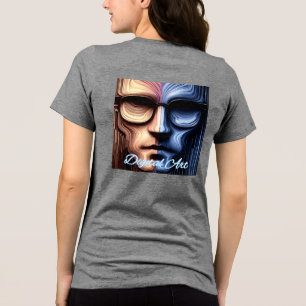 Bella+Canvas Damen Tri-Blend T-Shirt, einfarbig Sc Shirt