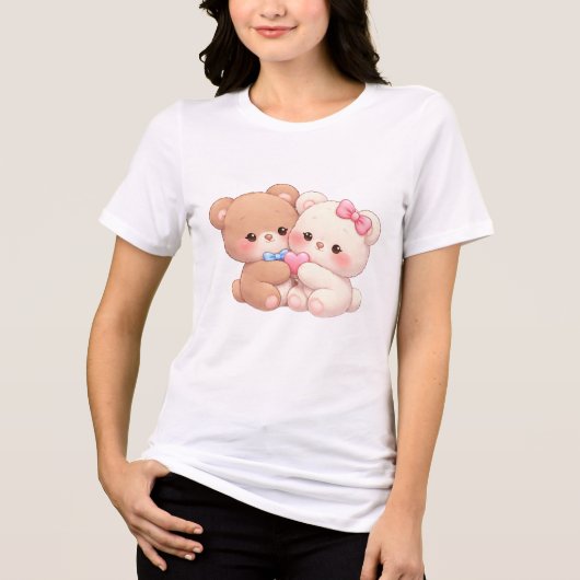 Bella+Canvas Damen Tri-Blend T-Shirt Shirt (Vorderseite)