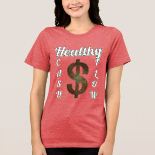 Bella+Canvas Damen Tri-Blend T-Shirt, Weiß, Erwach Shirt