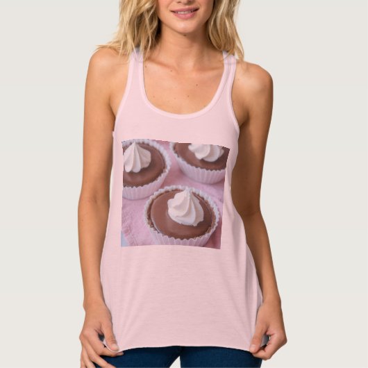 Bella+Canvas Flowy Racerback Tank Top (Vorderseite)