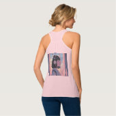 Bella+Canvas Flowy Racerback Tank Top (Rückseite Vollansicht)