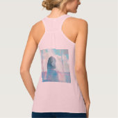 Bella+Canvas Flowy Racerback Tank Top (Rückseite)