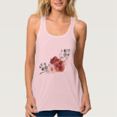 Bella+Canvas Flowy Racerback Tank Top (Vorderseite)