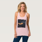 Bella+Canvas Flowy Racerback Tank Top (Vorderseite Vollansicht)