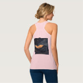 Bella+Canvas Flowy Racerback Tank Top (Rückseite Vollansicht)