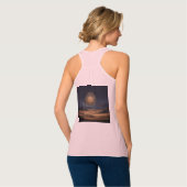 Bella+Canvas Flowy Racerback Tank Top (Rückseite Vollansicht)