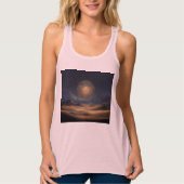 Bella+Canvas Flowy Racerback Tank Top (Vorderseite)