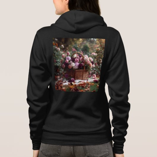 Bella+Canvas Full-Zip Hoodie (Rückseite)