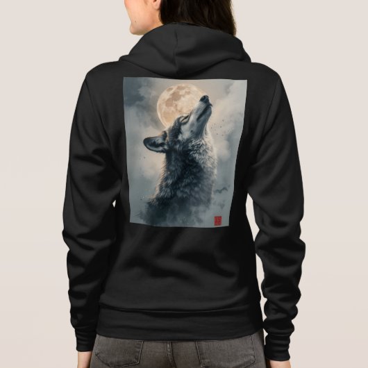 Bella+Canvas Full-Zip Hoodie (Rückseite)