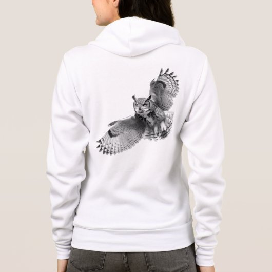 Bella+Canvas Full-Zip Hoodie (Rückseite)