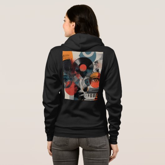 Bella+Canvas Full-Zip Hoodie (Schwarz voll)