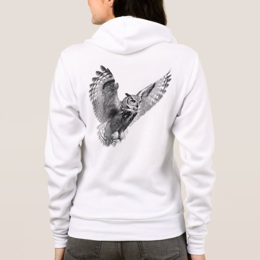 Bella+Canvas Full-Zip Hoodie (Rückseite)