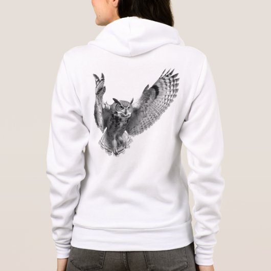 Bella+Canvas Full-Zip Hoodie (Rückseite)