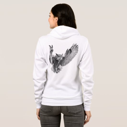 Bella+Canvas Full-Zip Hoodie (Schwarz voll)