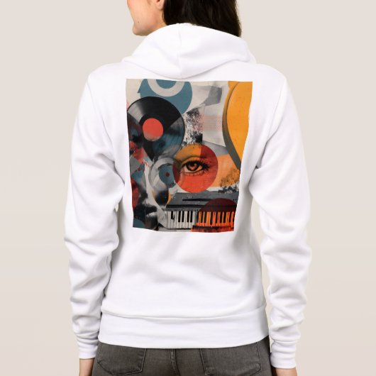 Bella+Canvas Full-Zip Hoodie (Rückseite)