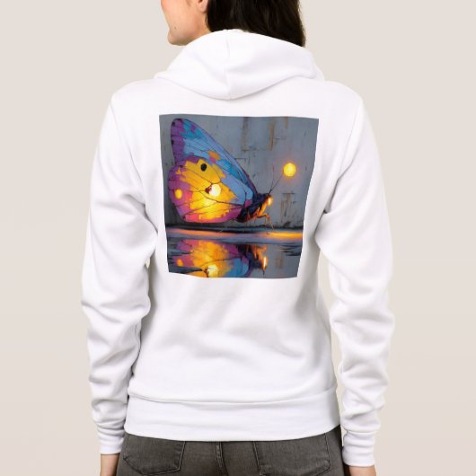 Bella+Canvas Full-Zip Hoodie (Rückseite)