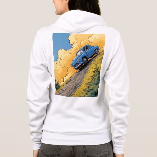 Bella+Canvas Full-Zip Hoodie (Rückseite)